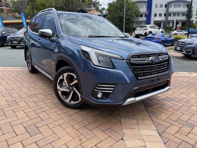 New Subaru Forester S5 MY23 2.5i-S CVT AWD Newstead, 2023 Subaru Forester S5 MY23 2.5i-S CVT AWD Horizon Blue- Black Trim 7 Speed Constant Variable Wagon