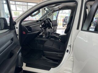 2019 Toyota Hilux GUN126R SR Double Cab White 6 Speed Manual Utility