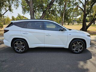 2022 Hyundai Tucson NX4.V1 MY22 Elite AWD N Line White 8 Speed Sports Automatic Wagon.
