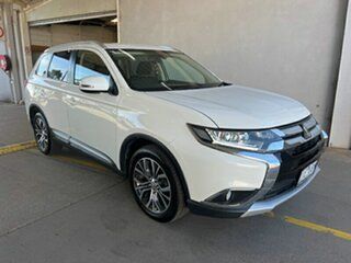 2016 Mitsubishi Outlander ZK MY16 XLS 4WD White 6 Speed Constant Variable Wagon.