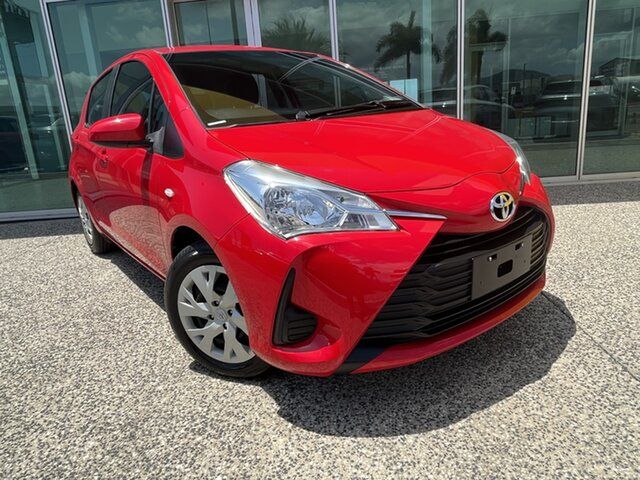 Used Toyota Yaris NCP130R Ascent Townsville, 2019 Toyota Yaris NCP130R Ascent Red 4 Speed Automatic Hatchback