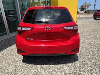 2019 Toyota Yaris NCP130R Ascent Red 4 Speed Automatic Hatchback.