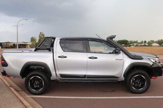 2019 Toyota Hilux GUN126R Rugged X Double Cab Silver Sky 6 Speed Automatic Dual Cab
