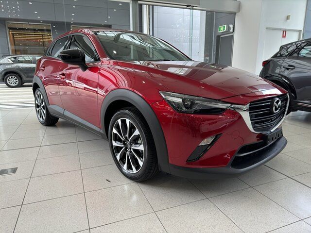 New Mazda CX-3 DK2W7A G20 SKYACTIV-Drive FWD Evolve Alexandria, 2023 Mazda CX-3 DK2W7A G20 SKYACTIV-Drive FWD Evolve Soul Red Crystal 6 Speed Sports Automatic Wagon