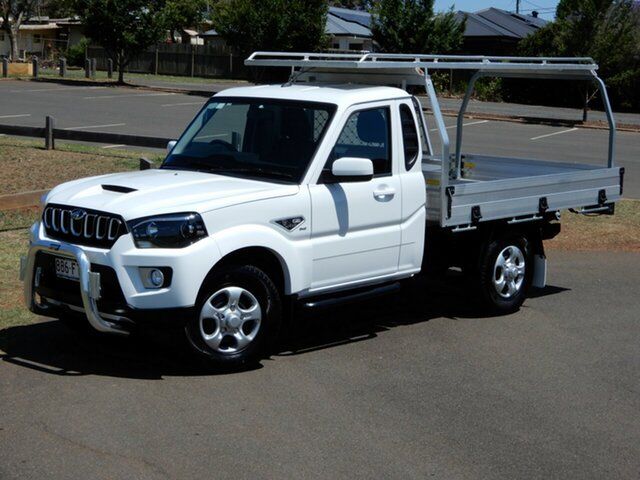 Used Mahindra Pik-Up MY21 S6+ 4x4 With GPA Tray Toowoomba, 2022 Mahindra Pik-Up MY21 S6+ 4x4 With GPA Tray White 6 Speed Manual Cab Chassis