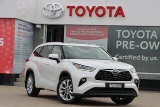 2021 Toyota Kluger GSU75R Grande AWD Frosted White 8 Speed Sports Automatic Wagon