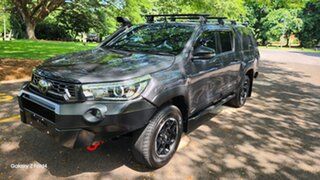 2019 Toyota Hilux GUN126R Rugged X Double Cab Graphite 6 Speed Automatic Dual Cab.