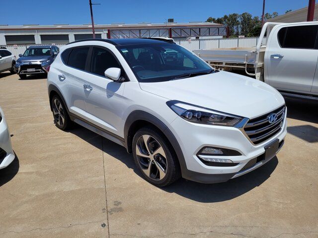 Pre-Owned Hyundai Tucson TLe MY17 Highlander AWD Goondiwindi, 2017 Hyundai Tucson TLe MY17 Highlander AWD White 6 Speed Sports Automatic Wagon
