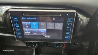 2017 Toyota Hilux GUN126R SR Double Cab Glacier White 6 Speed Automatic Dual Cab