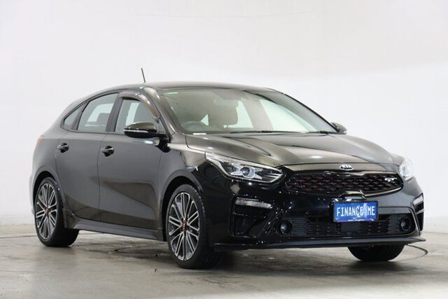 Used Kia Cerato BD MY21 GT DCT Victoria Park, 2020 Kia Cerato BD MY21 GT DCT Black 7 Speed Sports Automatic Dual Clutch Hatchback