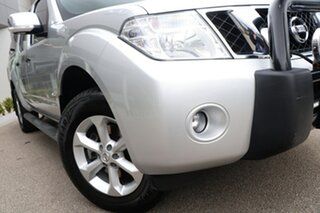 2012 Nissan Navara D40 S6 MY12 ST-X King Cab Silver 5 Speed Automatic Cab Chassis