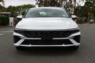 2023 Hyundai i30 CN7.V2 MY24 Premium Atlas White 1 Speed Constant Variable Sedan
