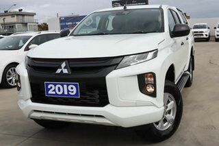 2019 Mitsubishi Triton MR MY19 GLX+ Double Cab White 6 Speed Sports Automatic Utility.