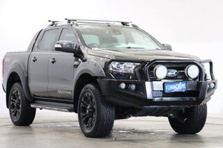 2018 Ford Ranger PX MkII 2018.00MY Wildtrak Double Cab Black 6 Speed Sports Automatic Utility.