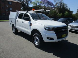 2016 Ford Ranger PX MkII XL 3.2 (4x4) White 6 Speed Automatic Crew Cab Chassis.