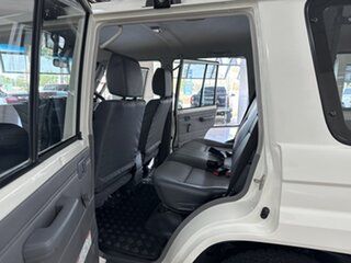 2019 Toyota Landcruiser VDJ76R Workmate White 5 Speed Manual Wagon
