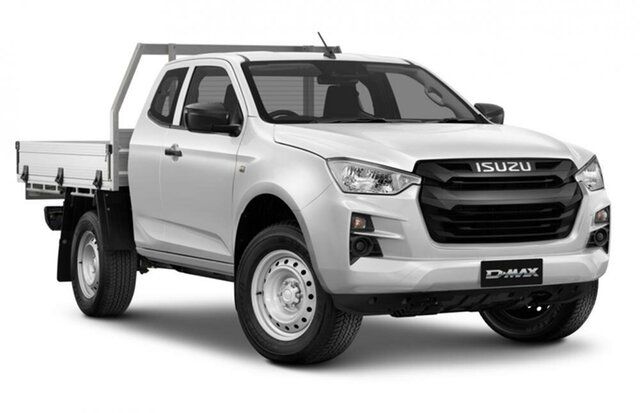 New Isuzu D-MAX RG MY23 SX Space Cab Springwood, 2023 Isuzu D-MAX RG MY23 SX Space Cab Mineral White 6 Speed Sports Automatic Cab Chassis