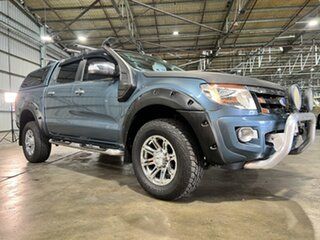 2011 Ford Ranger PX XLT Double Cab Blue 6 Speed Manual Utility