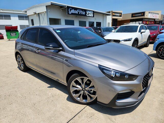 Used Hyundai i30 PD.V4 MY22 N Line D-CT Caboolture, 2022 Hyundai i30 PD.V4 MY22 N Line D-CT Fluid Metal 7 Speed Sports Automatic Dual Clutch Hatchback