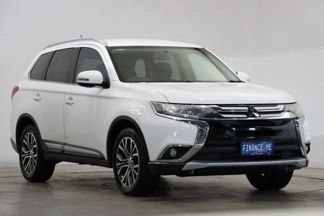 Used Mitsubishi Outlander ZK MY16 LS 2WD Victoria Park, 2015 Mitsubishi Outlander ZK MY16 LS 2WD White 6 Speed Constant Variable Wagon
