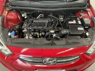 2016 Hyundai Accent RB4 MY17 Active Burgundy 6 Speed CVT Auto Sequential Hatchback