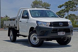 2021 Toyota Hilux GUN135R Workmate 4x2 Hi-Rider White 6 Speed Manual Cab Chassis