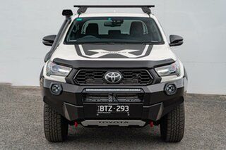 2021 Toyota Hilux GUN126R Rugged X Double Cab White 6 Speed Sports Automatic Utility