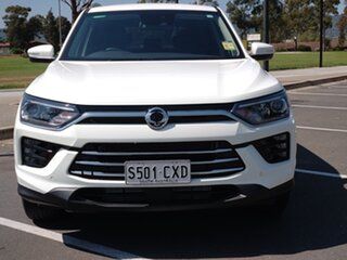 2023 Ssangyong Korando C300 MY23 Ultimate 2WD Grand White 6 Speed Sports Automatic Wagon.