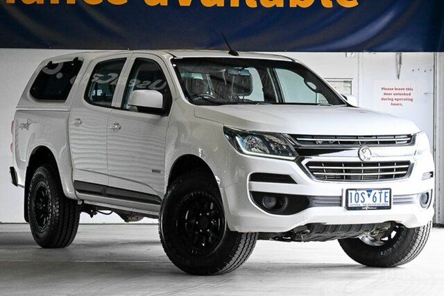 Used Holden Colorado RG MY18 LS Pickup Crew Cab Laverton North, 2018 Holden Colorado RG MY18 LS Pickup Crew Cab White 6 Speed Sports Automatic Utility