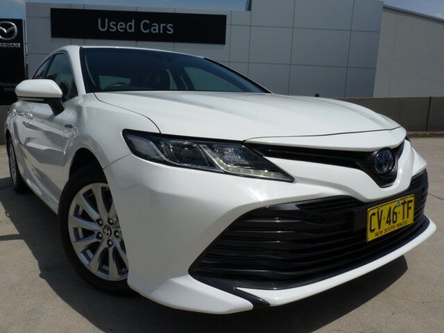 Pre-Owned Toyota Camry AXVH71R Ascent (Hybrid) Blacktown, 2018 Toyota Camry AXVH71R Ascent (Hybrid) Frosted White Continuous Variable Sedan