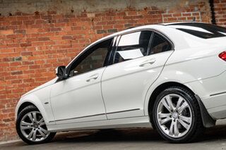 2008 Mercedes-Benz C-Class W204 C200 Kompressor Classic Calcite White 5 Speed Sports Automatic Sedan