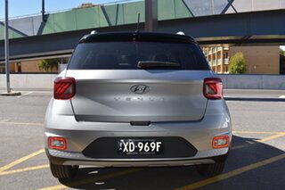 2023 Hyundai Venue QX.V5 MY23 Elite Shimmering Silver+abyss Black 6 Speed Automatic Wagon