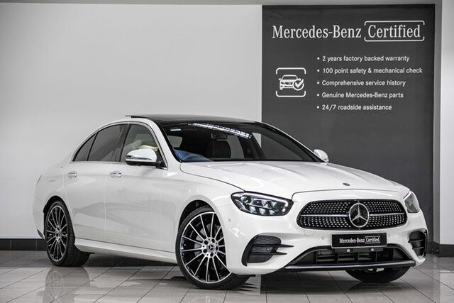 Used Mercedes-Benz E-Class W213 802+052MY E350 9G-Tronic Narre Warren, 2022 Mercedes-Benz E-Class W213 802+052MY E350 9G-Tronic Diamond White 9 Speed Sports Automatic