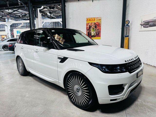 Used Land Rover Range Rover Sport L494 16.5MY HSE Port Melbourne, 2016 Land Rover Range Rover Sport L494 16.5MY HSE White 8 Speed Sports Automatic Wagon