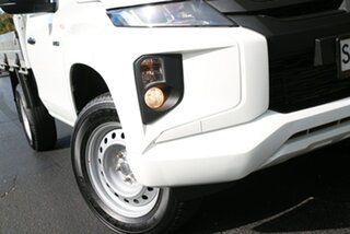 2019 Mitsubishi Triton MR MY19 GLX White 6 Speed Manual Cab Chassis