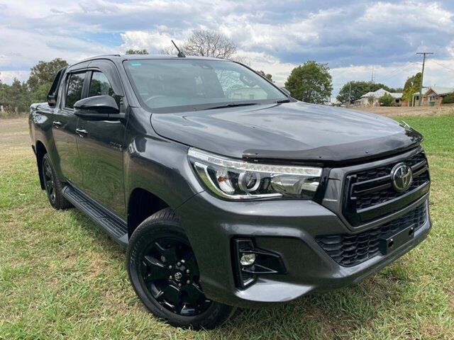 Pre-Owned Toyota Hilux GUN126R Rogue Double Cab Oakey, 2020 Toyota Hilux GUN126R Rogue Double Cab Graphite 6 Speed Sports Automatic Utility