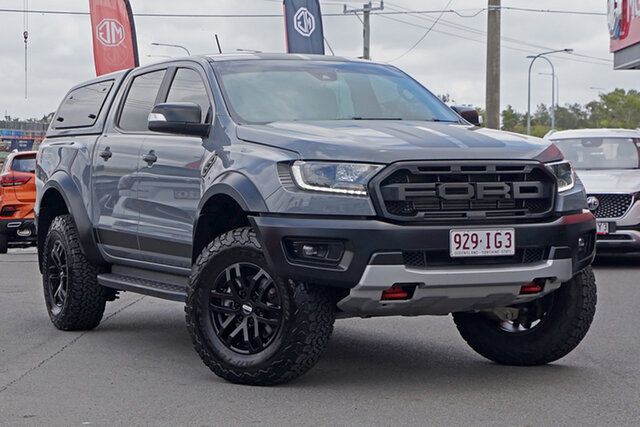 Used Ford Ranger PX MkIII 2021.25MY Raptor Springwood, 2021 Ford Ranger PX MkIII 2021.25MY Raptor Conquer Grey 10 Speed Sports Automatic Double Cab Pick Up