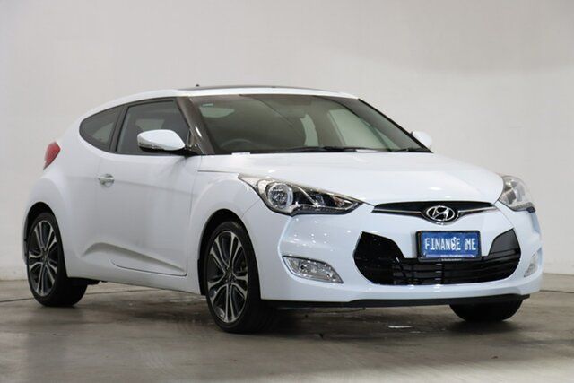 Used Hyundai Veloster FS5 Series II Coupe D-CT Victoria Park, 2017 Hyundai Veloster FS5 Series II Coupe D-CT Crystal White 6 Speed Sports Automatic Dual Clutch