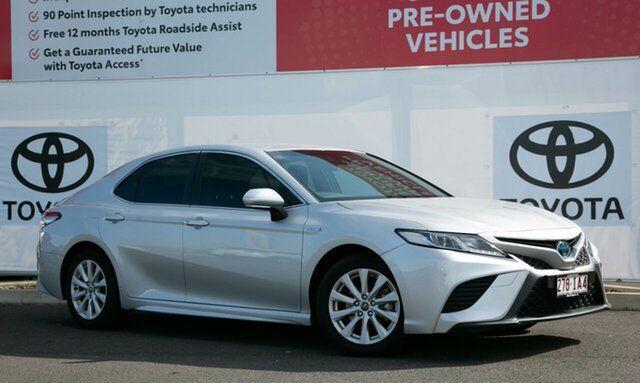 Pre-Owned Toyota Camry AXVH71R Ascent Sport Warwick, 2019 Toyota Camry AXVH71R Ascent Sport Silver 6 Speed Constant Variable Sedan Hybrid