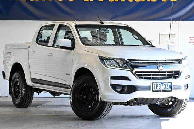 Used Holden Colorado RG MY19 LS Pickup Crew Cab Laverton North, 2019 Holden Colorado RG MY19 LS Pickup Crew Cab White 6 Speed Sports Automatic Utility