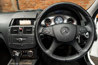 2008 Mercedes-Benz C-Class W204 C200 Kompressor Classic Calcite White 5 Speed Sports Automatic Sedan