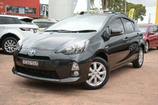 2012 Toyota Prius c NHP10R I-Tech Hybrid Black Continuous Variable Hatchback.