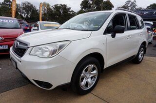 2014 Subaru Forester S4 MY14 2.5i Lineartronic AWD Satin White Pearl 6 Speed Constant Variable Wagon.