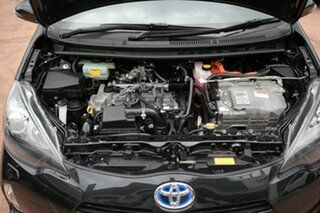 2012 Toyota Prius c NHP10R I-Tech Hybrid Black Continuous Variable Hatchback