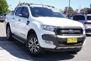2017 Ford Ranger PX MkII Wildtrak Double Cab White 6 Speed Sports Automatic Utility.