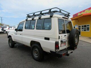 2014 Toyota Landcruiser VDJ78R MY13 Workmate Troopcarrier White 5 Speed Manual Wagon