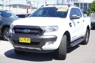 2017 Ford Ranger PX MkII Wildtrak Double Cab White 6 Speed Sports Automatic Utility.