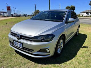 2018 Volkswagen Polo AW MY18 85TSI DSG Comfortline Silver 7 Speed Sports Automatic Dual Clutch