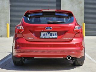 2013 Ford Focus LW MkII Titanium PwrShift Red 6 Speed Sports Automatic Dual Clutch Hatchback
