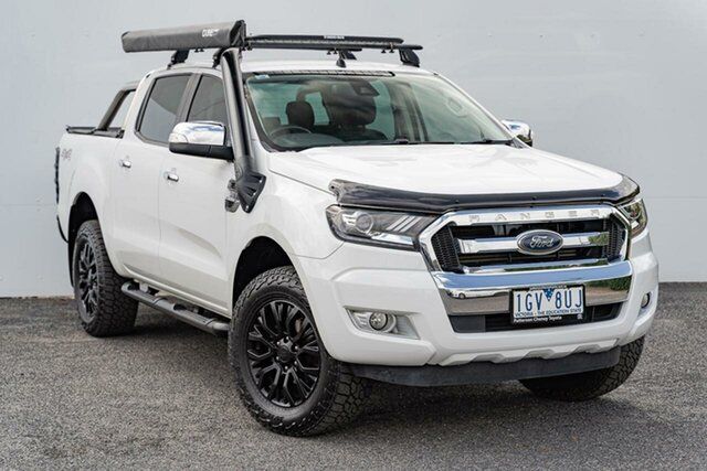 Used Ford Ranger PX MkII XLT Double Cab Keysborough, 2016 Ford Ranger PX MkII XLT Double Cab White 6 Speed Sports Automatic Utility